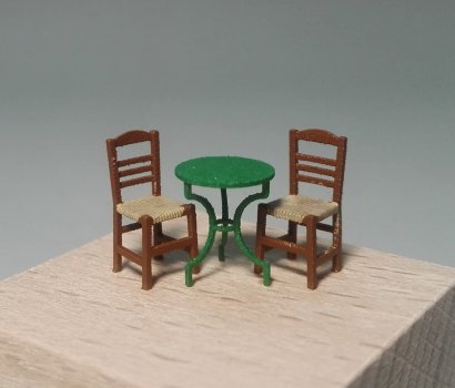 greek kafeneio chairs miniature καρεκλες καφενειου μινιατουρες
