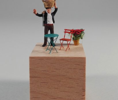 κουλουρτζης φιγουρα μοντελισμου bagelman miniature figure