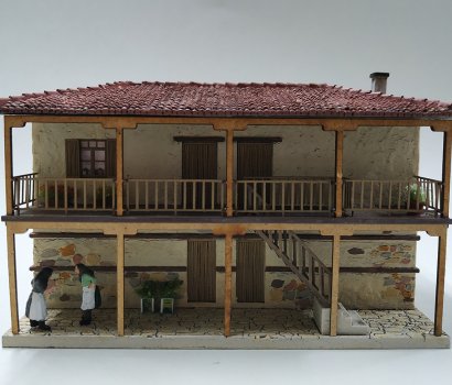 παραδοσιακο σπιτι πρεσπες μοντελισμος traditional greek village house