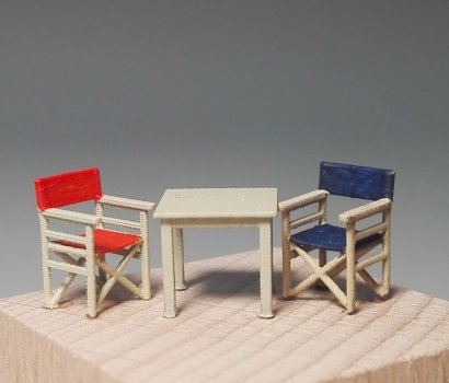 scale model director s chairs καρεκλες πλιαν σκηνοθετη μινιατουρα