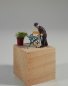 pappou wakling stick miniature μινιατουρα παππους με μαγκουρα